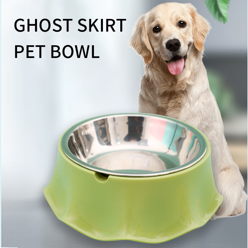 Pet Cat Dog Bowl For Food And Water, Stainless Steel