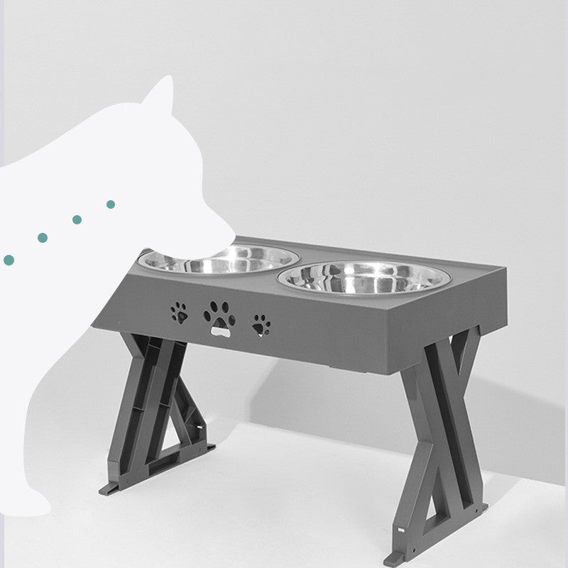 Adjustable Dog Bowl Pet Food Bowl