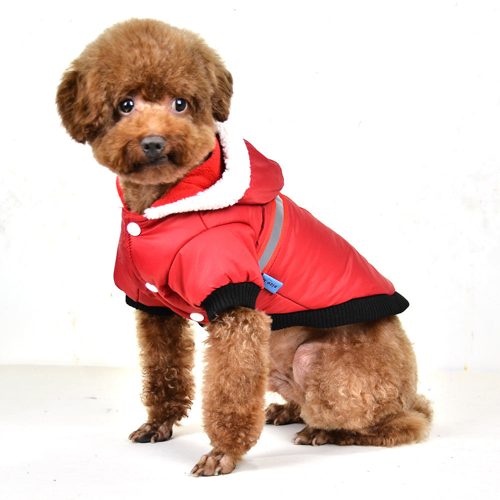 Pet Hooded T-shaped Reflective Silk