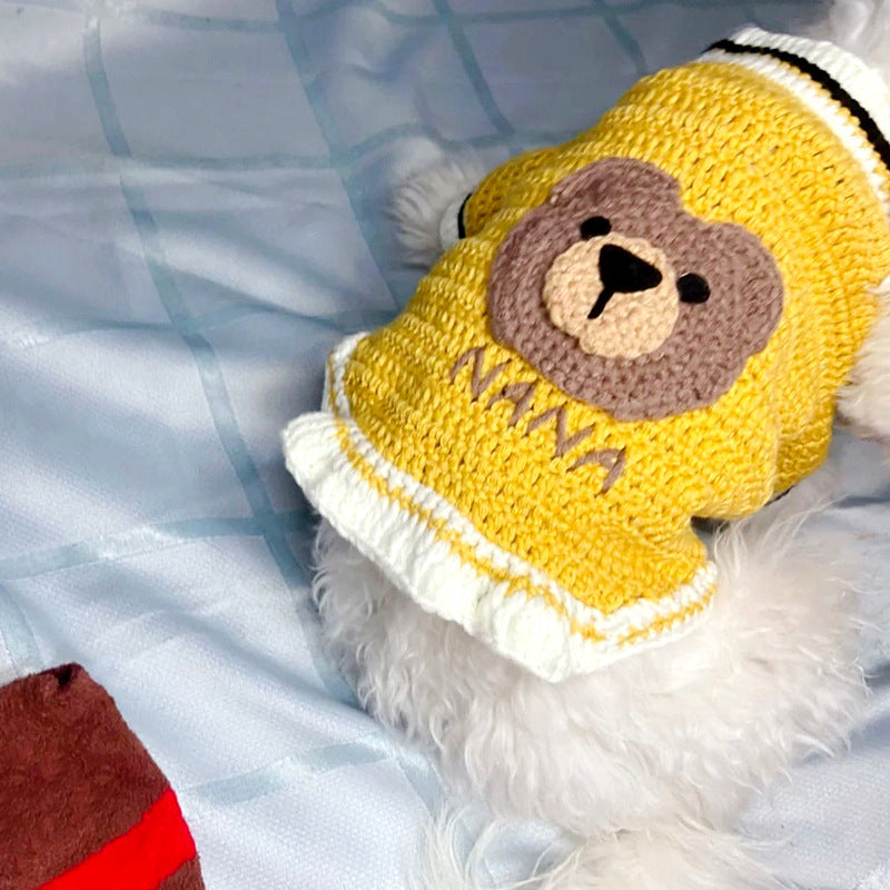 Autumn And Winter Pet Knitting Sweater Bomei