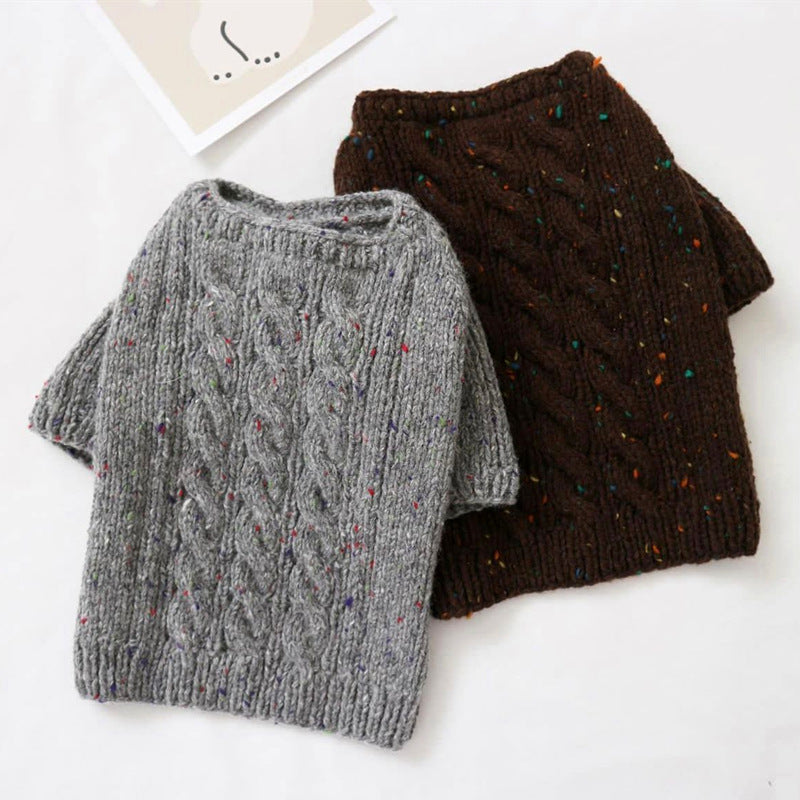 Autumn And Winter Pet Knitting Sweater Bomei