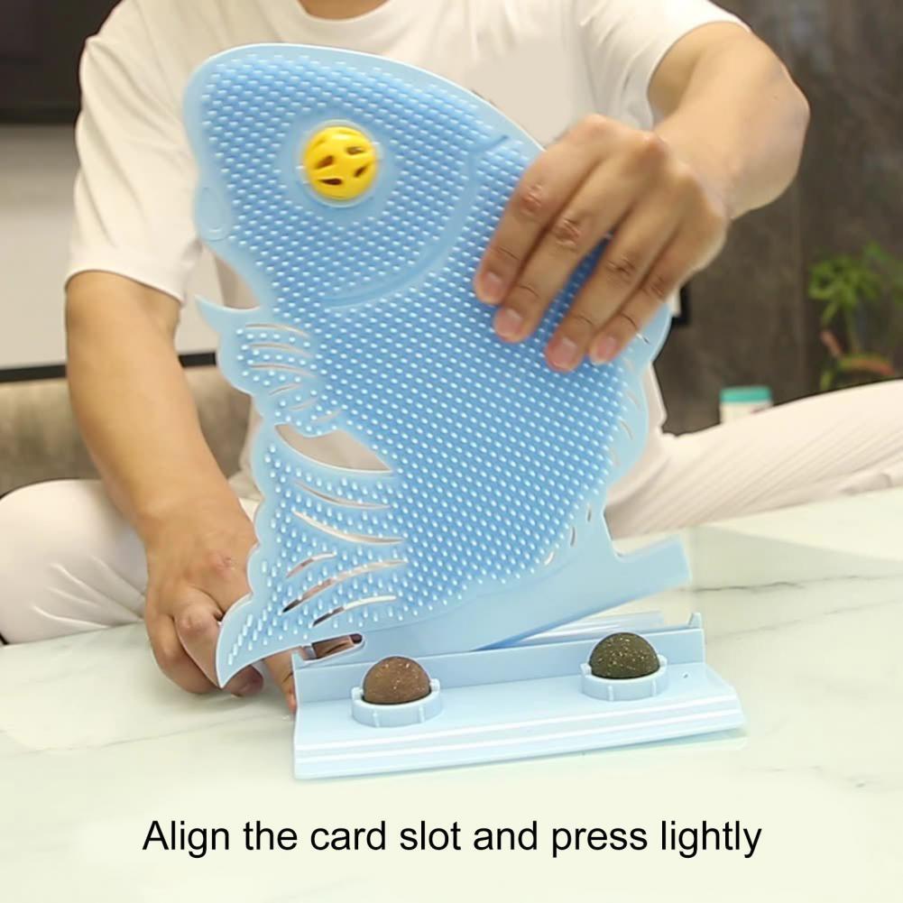 Cat Paw Board Tickle Tickler Cat Mint Ball