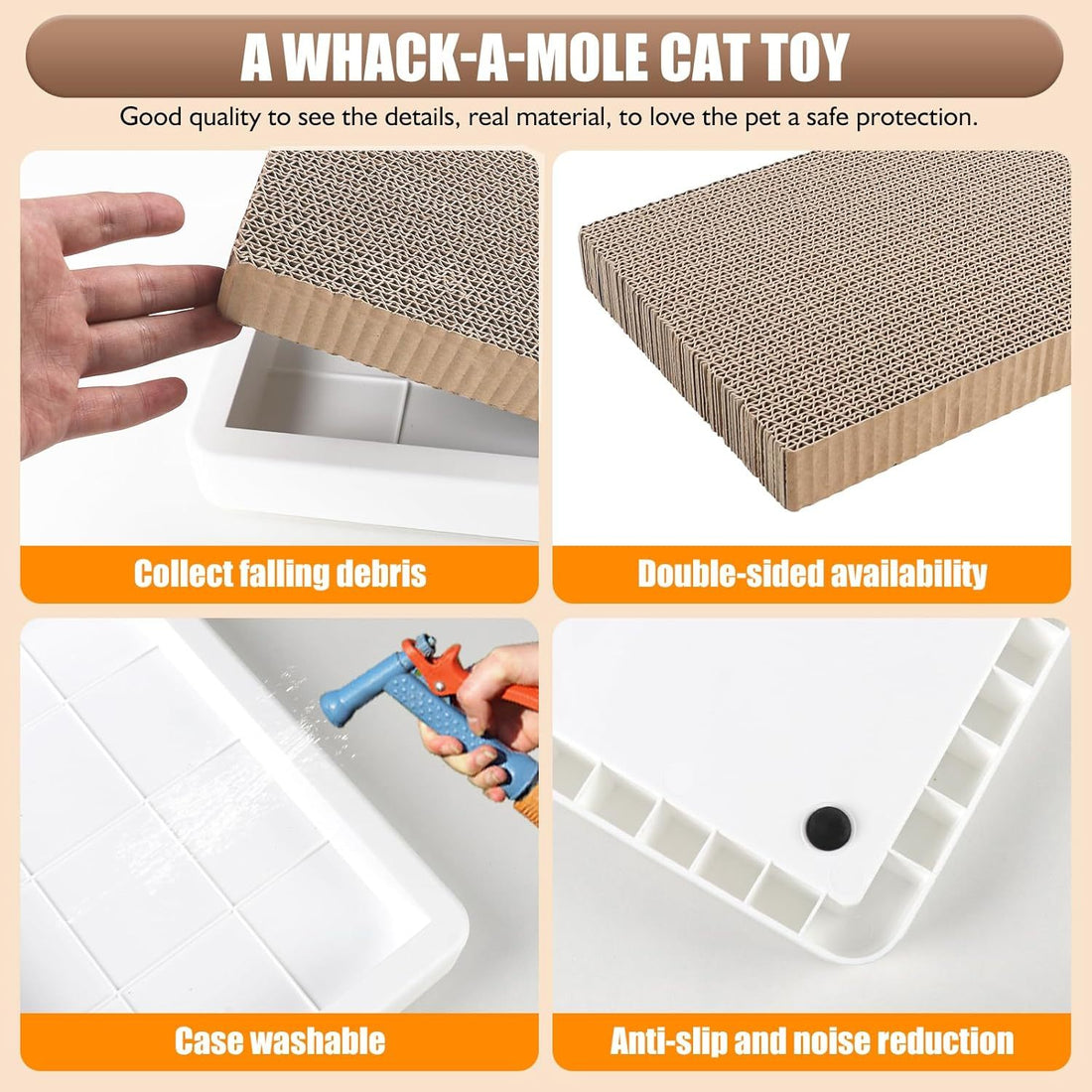 Cat Scratcher Toy Interactive