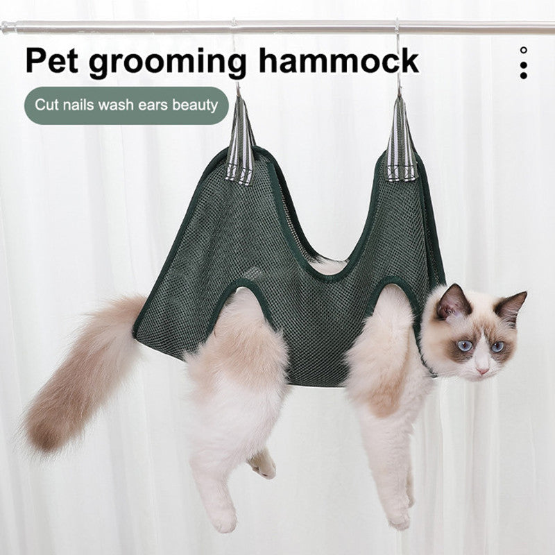 Pet Grooming Hammock Harness For Cats