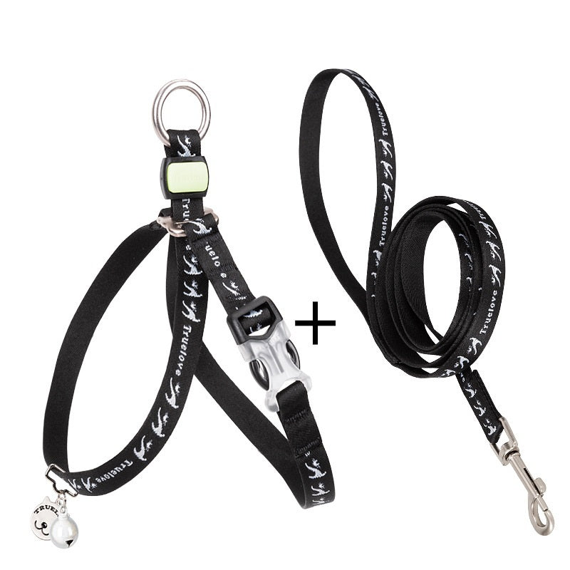 Pet Cat Bell Chest Strap Haulage Rope Package