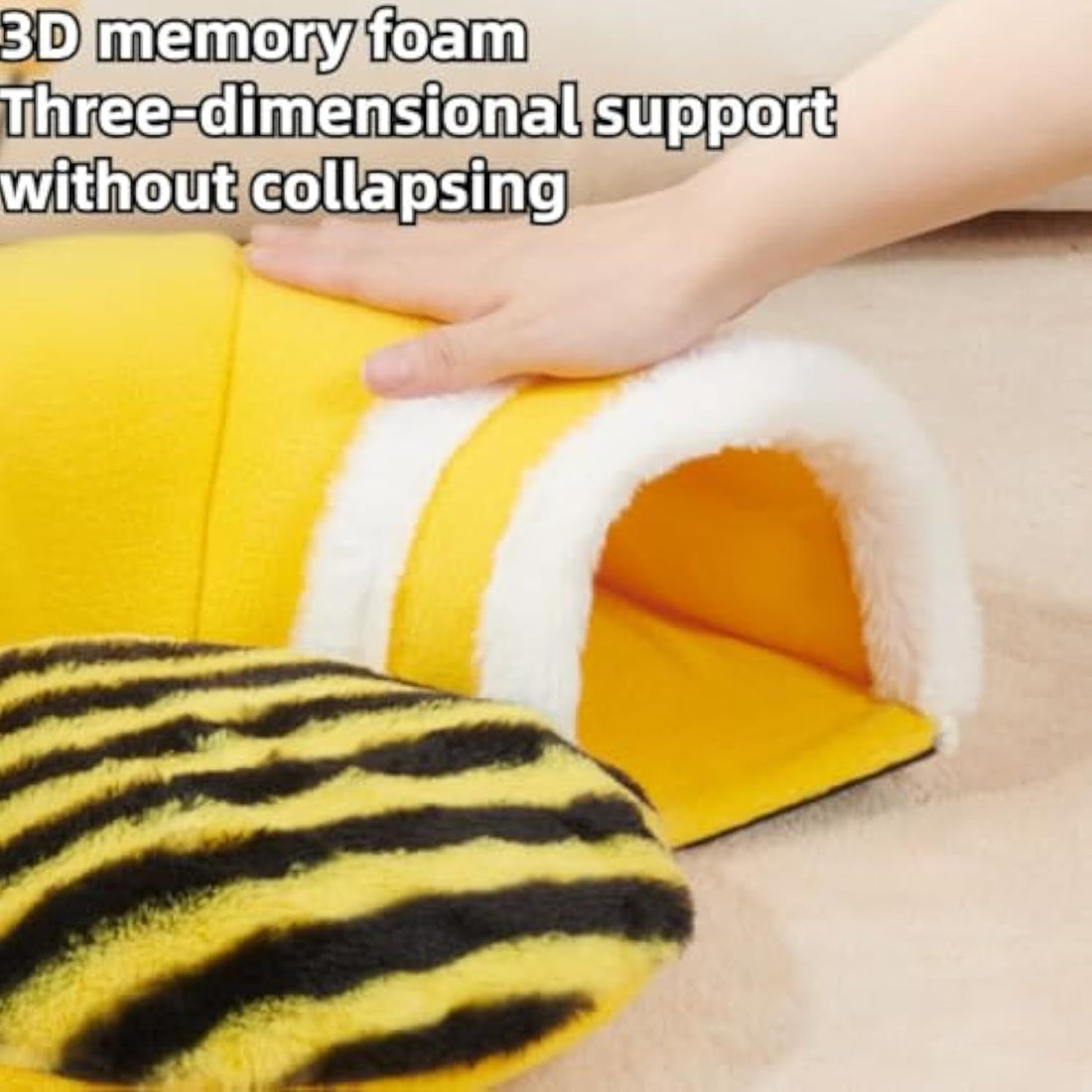 Warm Rabbit Hideout Tunnel Bed, Cute