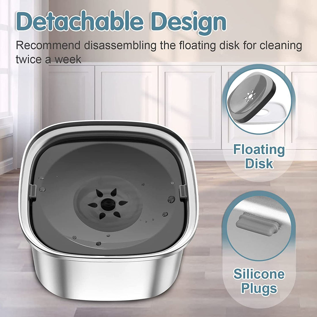 Pet Stainless Steel Water Bowl