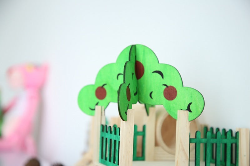 Hamster Wooden Luxury Castle Pet