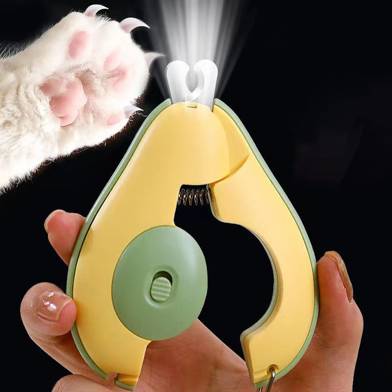 Professional Pet Nail Clipper LED Light Pet Nail