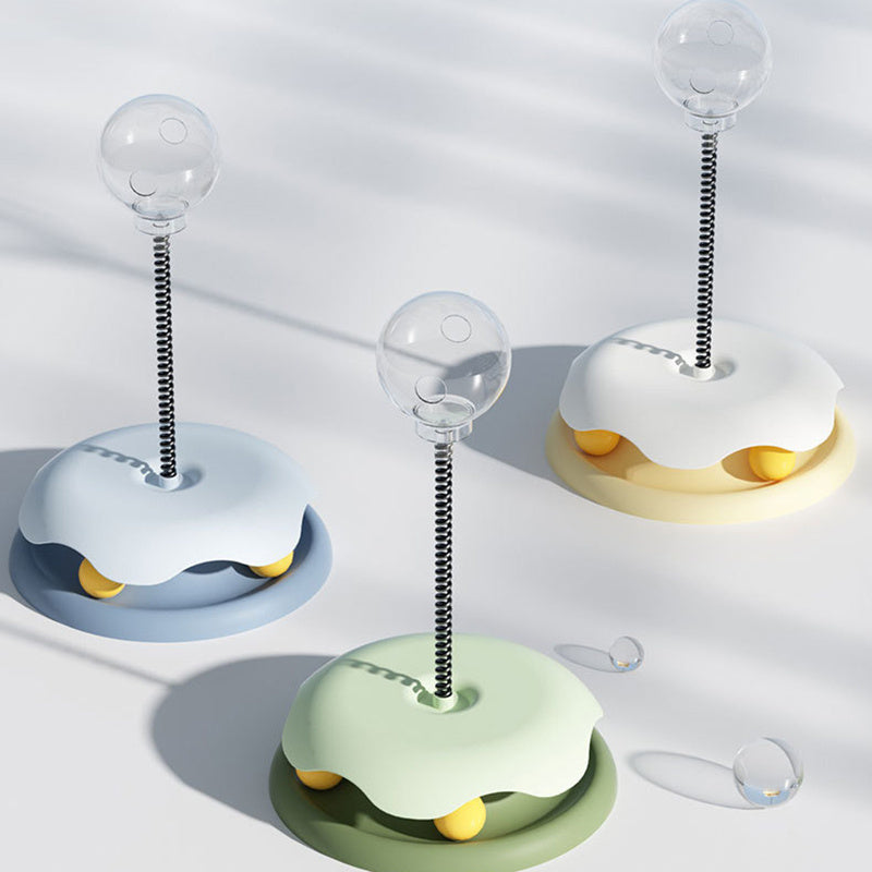 Cat Leakage Food 2 In 1 Toys Turntable Ball