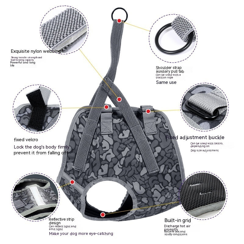 Anti-large Dog Explosion Punch Dog Chest Strap