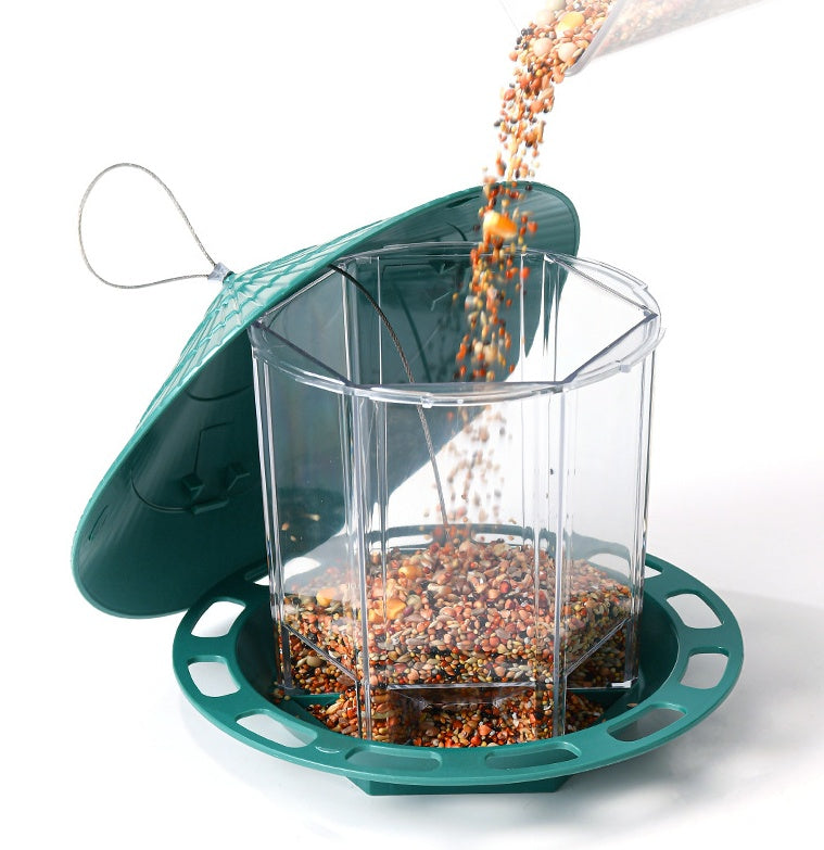 Garden Hanging Transparent Bird Feeder