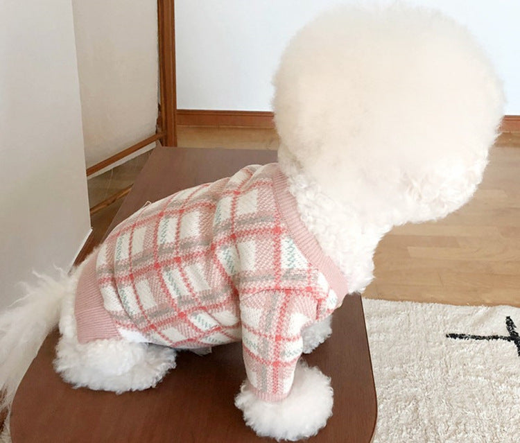 Autumn And Winter Pet Knitting Sweater Bomei