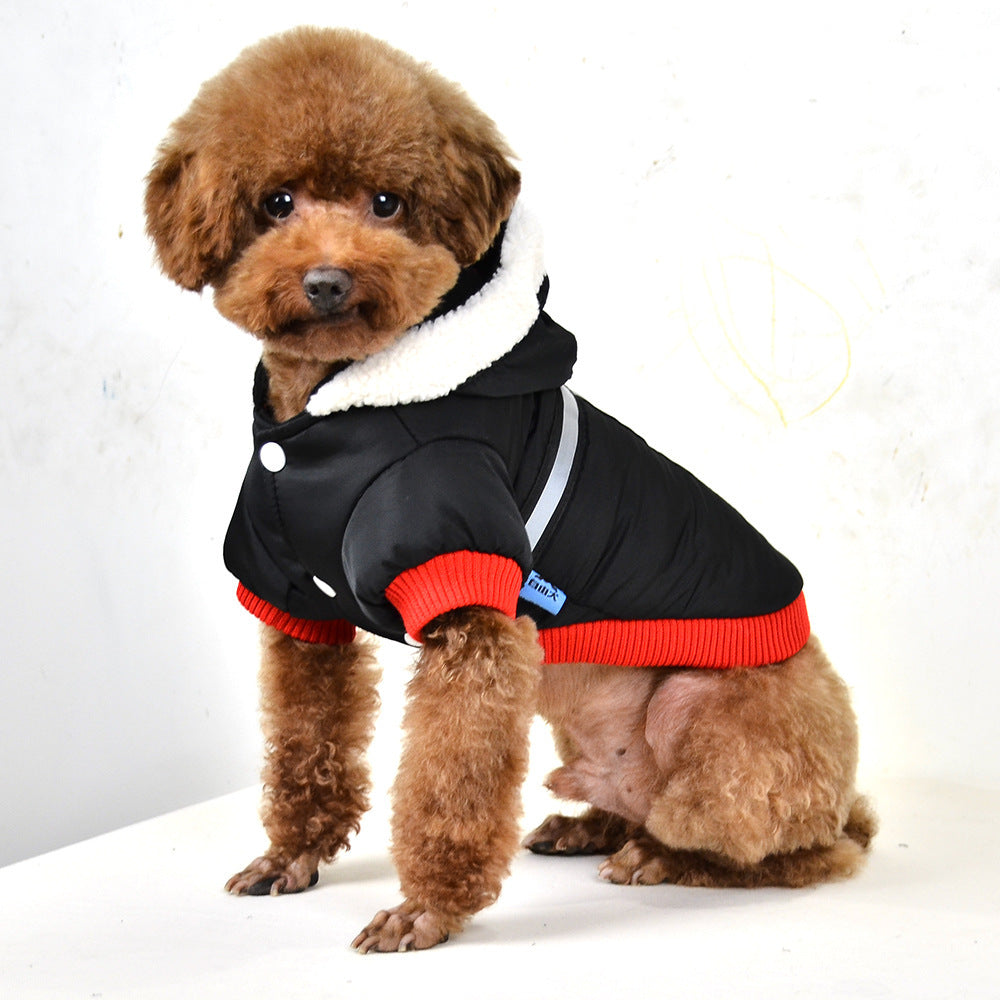 Pet Hooded T-shaped Reflective Silk