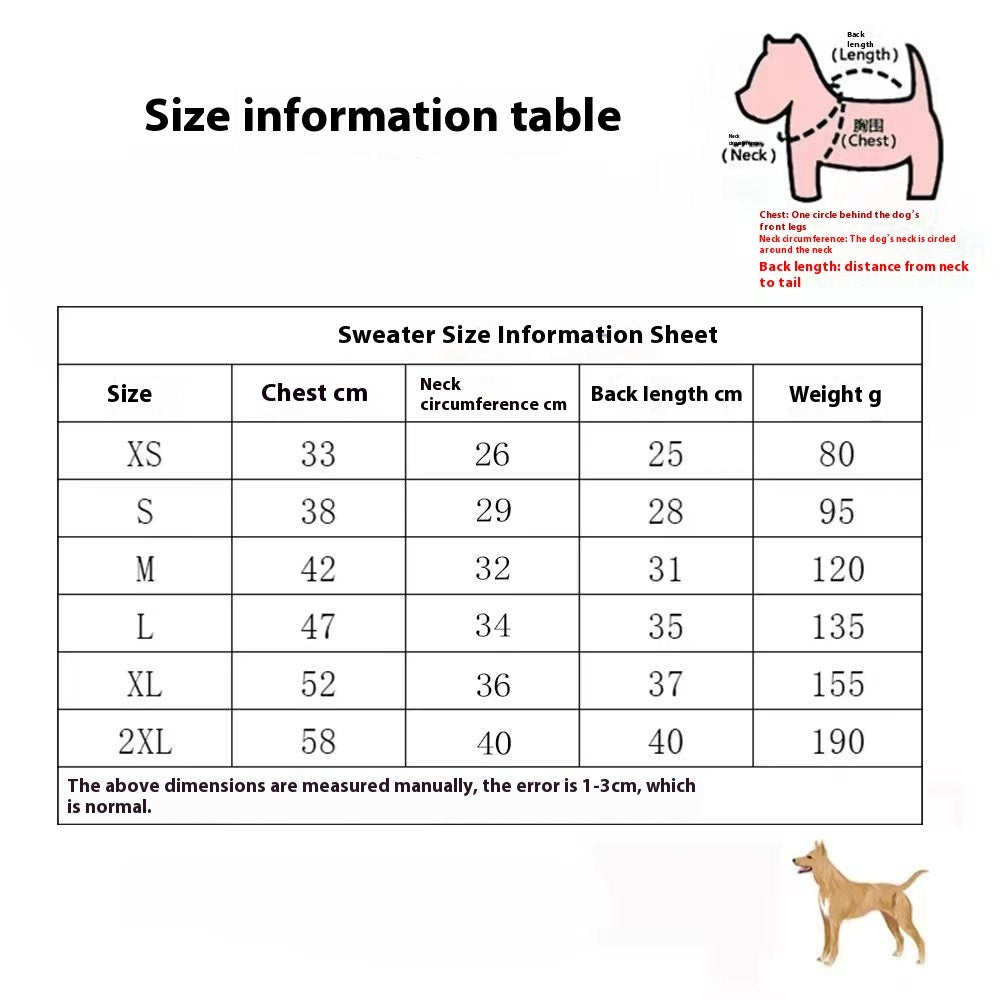 Winter Thick Warm Dog Clothes