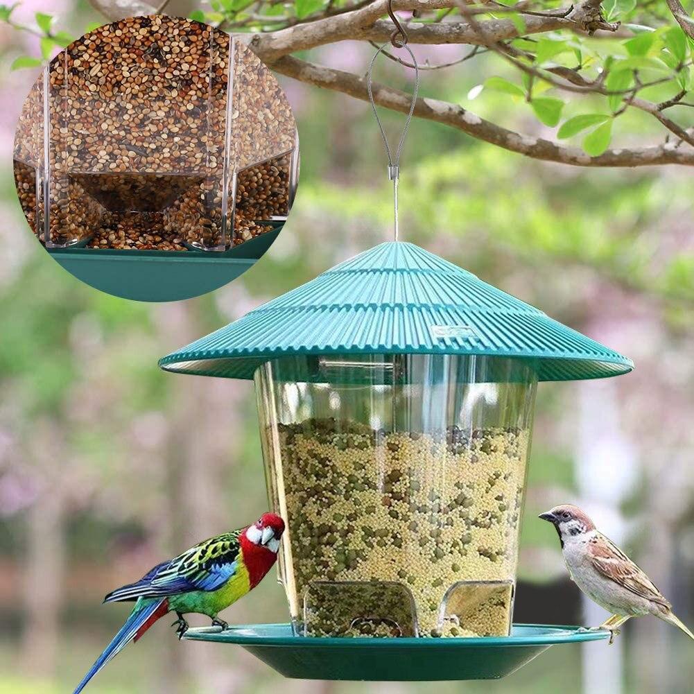 Garden Hanging Transparent Bird Feeder