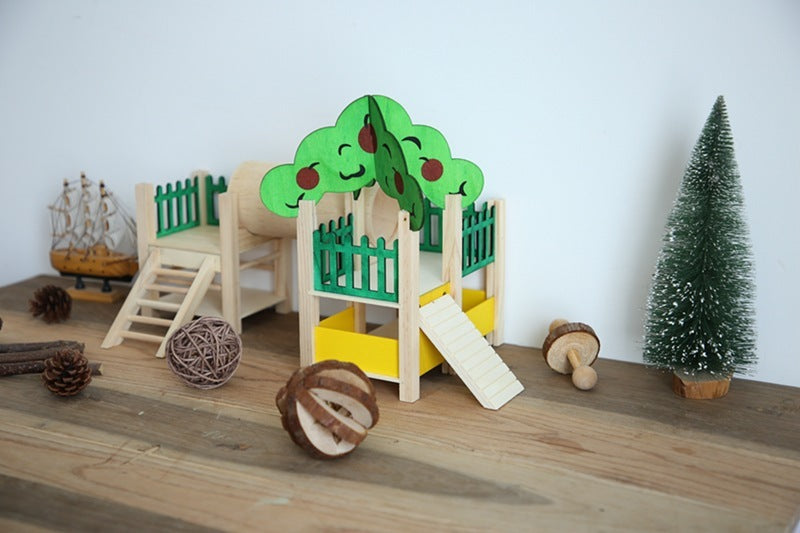 Hamster Wooden Luxury Castle Pet