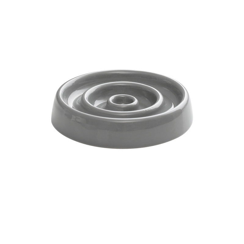 Ceramic Dog Slow Feeder Bowl Anti-Gulping