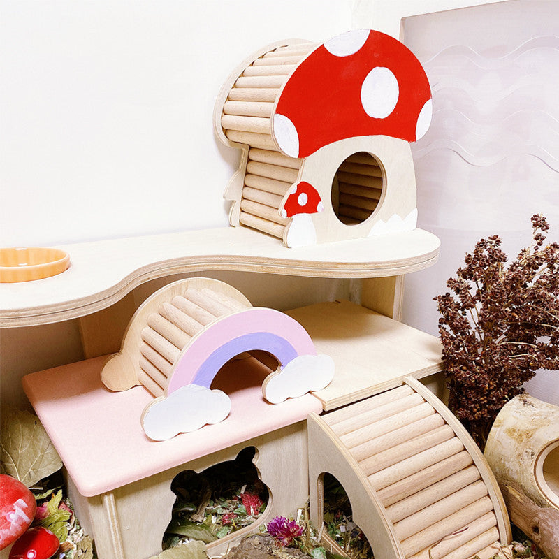 Hamster Staircase Small House Toy