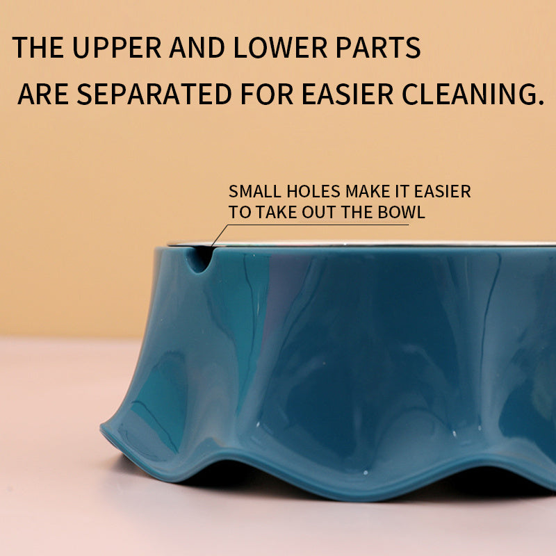 Pet Cat Dog Bowl For Food And Water, Stainless Steel