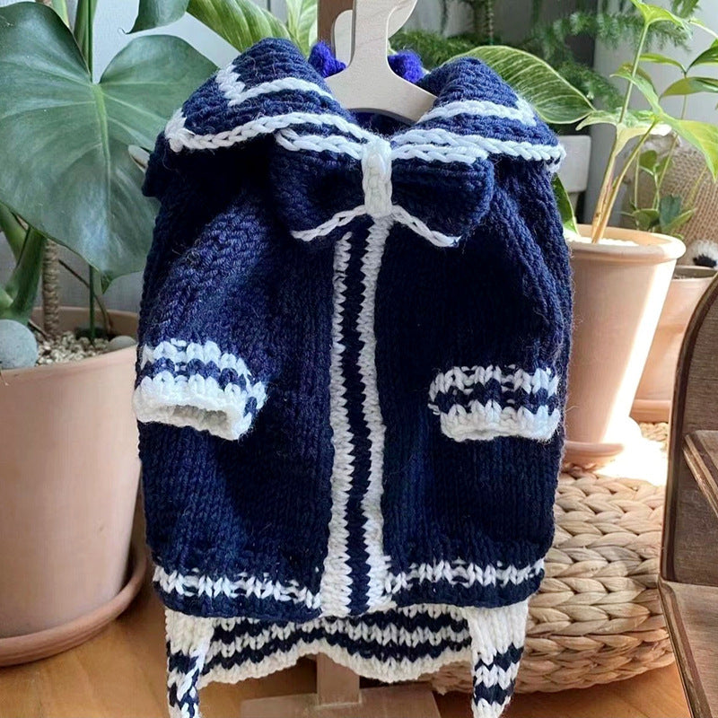 Autumn And Winter Pet Knitting Sweater Bomei