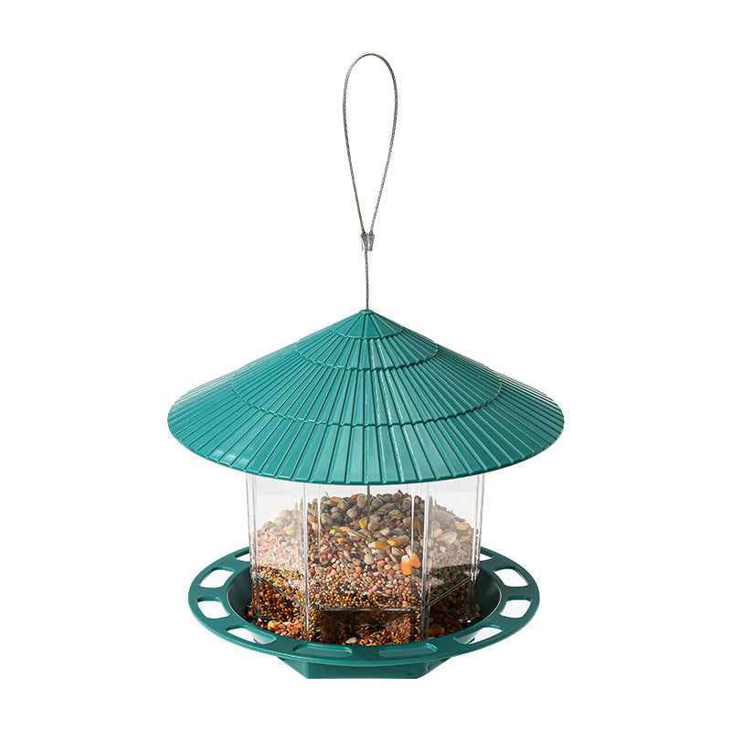 Garden Hanging Transparent Bird Feeder