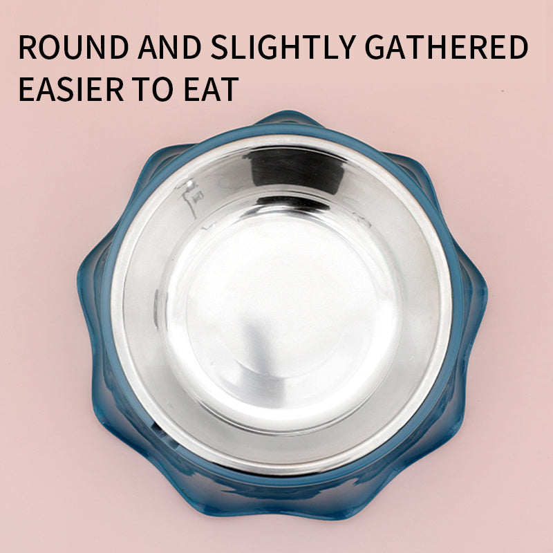 Pet Cat Dog Bowl For Food And Water, Stainless Steel