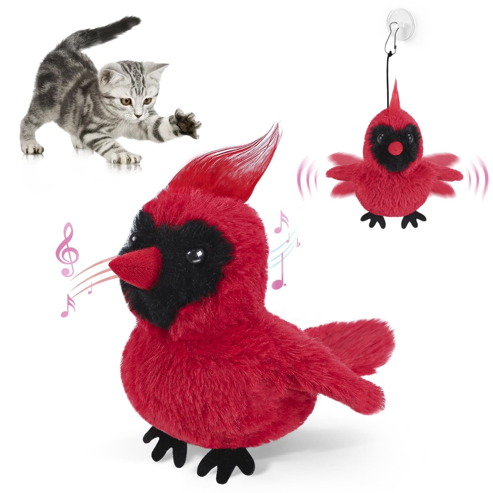 Interactive Cat Plush Toys For Indoor Cats