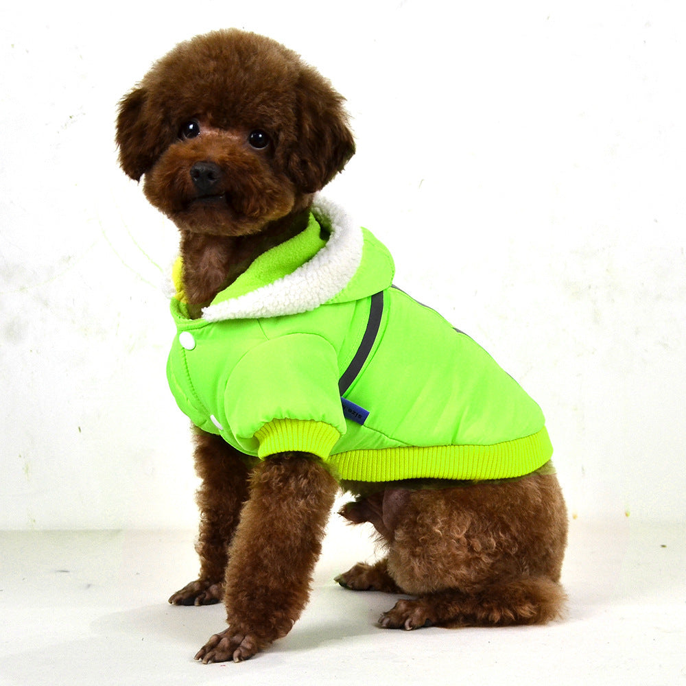 Pet Hooded T-shaped Reflective Silk