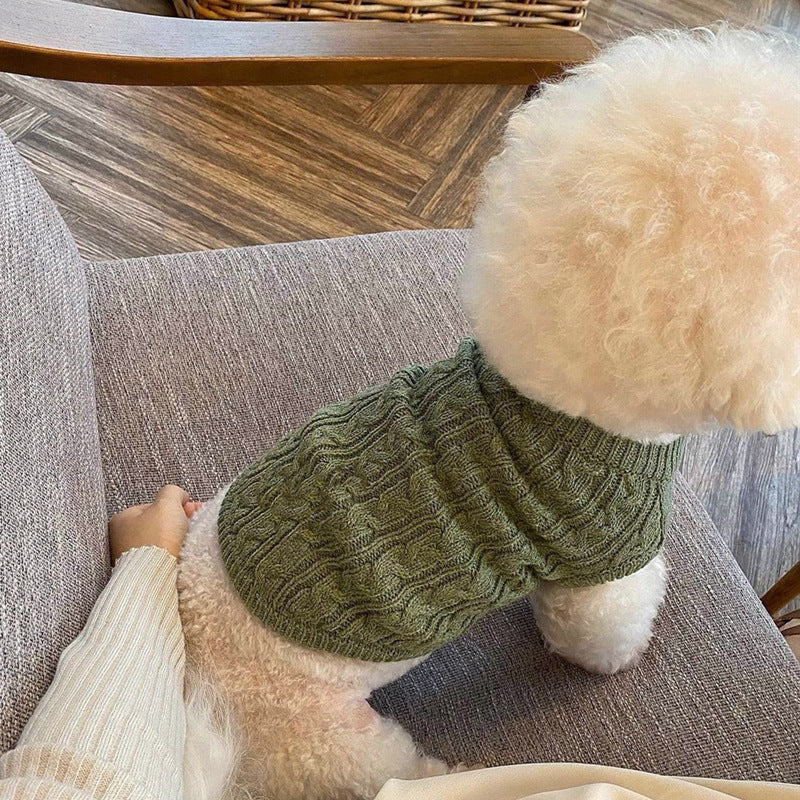 Autumn And Winter Pet Knitting Sweater Bomei