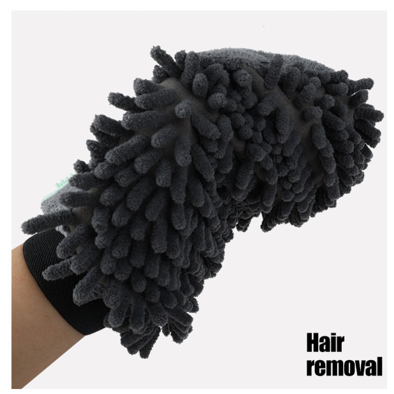 Pet Bathing Brush 2-in-1 Grooming Glove Elegant